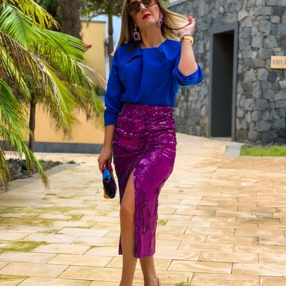 Zara sequin skirt - Picture 1 of 16